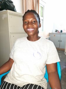 Mentor Mother Lucia Fote at Matola II Health Facility in Uganda.