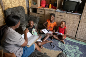 m2m Mentor Mother with clients in South Africa