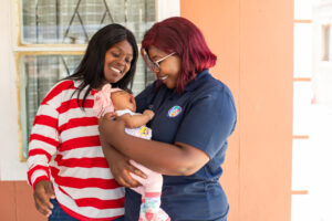 Mentor Mother and clients in South Africa